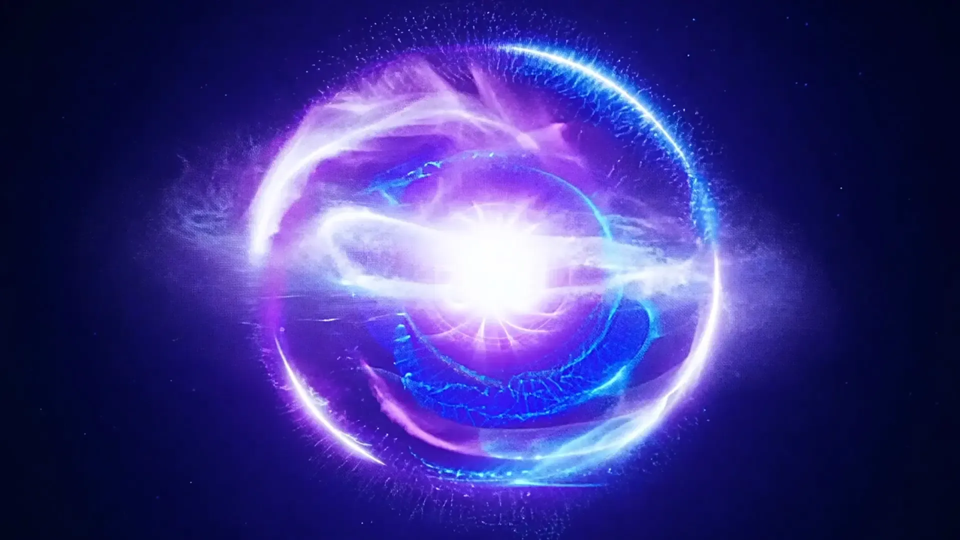 Explosive Cosmic Orb Overlay for Sci-Fi Logo Reveals